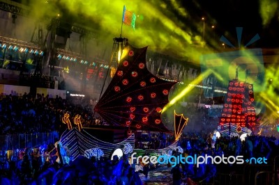 Chingay Festival 2012 In Singapore Stock Photo