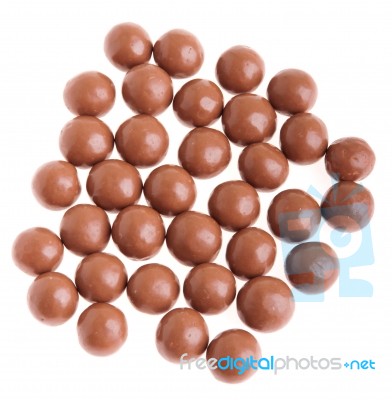 Chocolate Balls Stock Photo