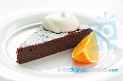 Chocolate Cake Stock Photo