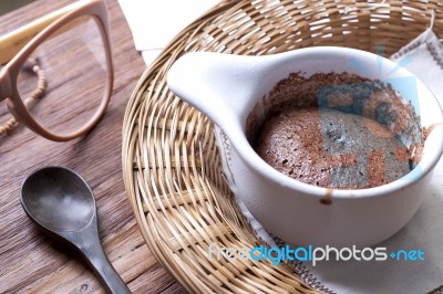 Chocolate Mousse Stock Photo