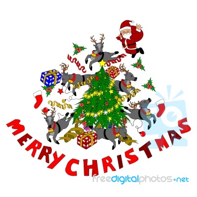 Christmas Background Stock Image