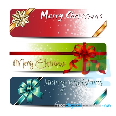 Christmas Banner Stock Image