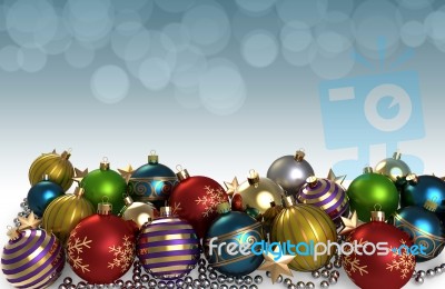 Christmas Bubbles Stock Photo Christmas Bubbles Stock Photo