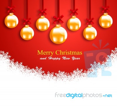 Christmas Card Stock Image