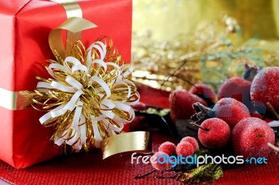 Christmas Gift Stock Photo