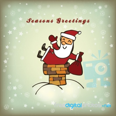 Christmas Greeting Card Stock Image