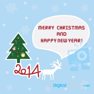 Christmas Greeting Card11 Stock Image