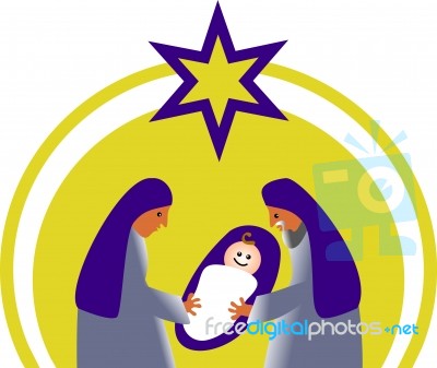 Christmas Nativity Stock Image