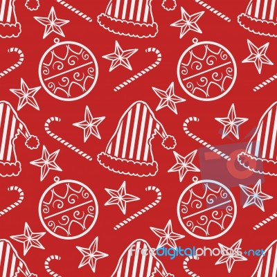 Christmas Pattern Stock Image