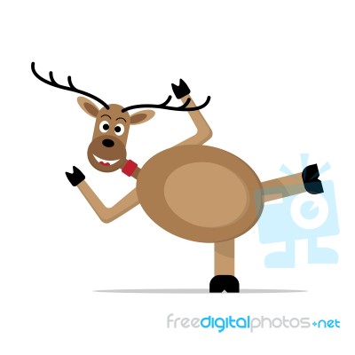 Christmas Reindeer Stock Image