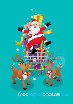 Christmas Shopping Stock Image