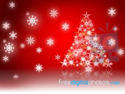 Christmas With Christmas Tree Stock Image
