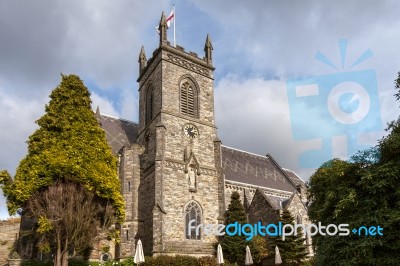 Church In The Grounds Of The Ashdown Park Hotel Stock Photo