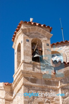 Church Of Agios Georgios At Cape Deprano Cyprus Stock Photo