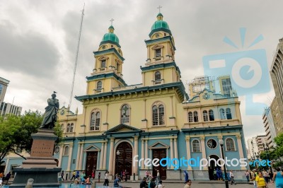 Church Of San Francisco In Guayaquil, Ecuador Stock Photo