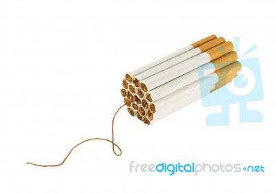 Cigarette Bomb  Stock Photo