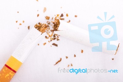Cigarette Butt Stock Photo