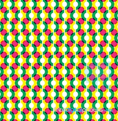 Circle Illusion Pattern Graphic Design Stock Image
