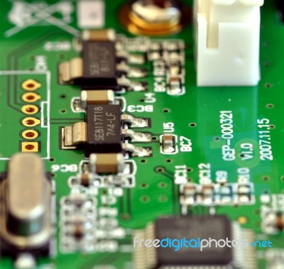 Circuit Board Stock Photo