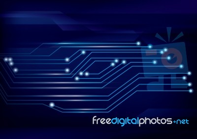 Circuit Board Background Stock Image