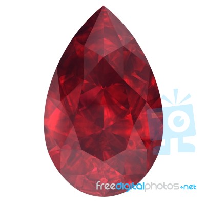 Citrine Ruby Stock Image