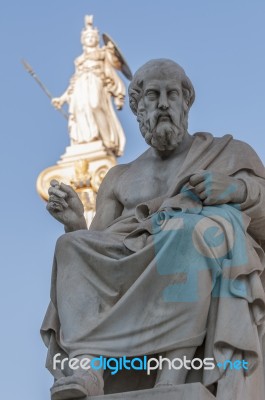 Classic Plato Statue Stock Photo Classic Plato Statue Stock Photo