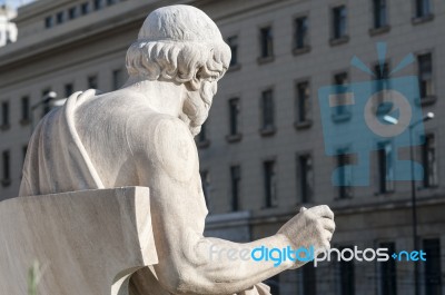 Classic Plato Statue Stock Photo Classic Plato Statue Stock Photo