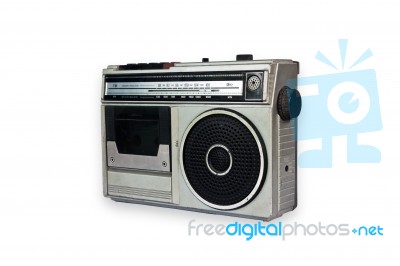 Classic Radio Stock Photo