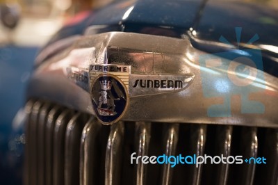 Classic Sunbeam Supreme In The Motor Museum At Bourton-on-the-wa… Stock Photo