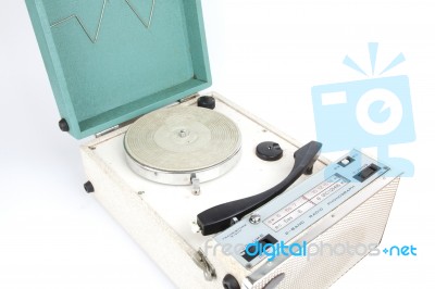 Classic Turntable Stock Photo