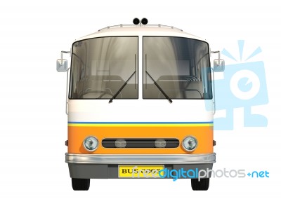 Classic Vintage Bus Stock Image