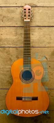 Classical Guitar Stock Photo