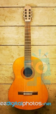 Classical Guitar Stock Photo