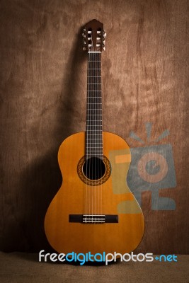 Classical Guitar Stock Photo