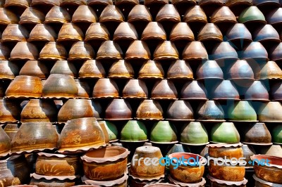 Clay Ceramic Stock Photo