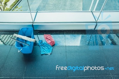 Clean Glass Tools Stock Photo