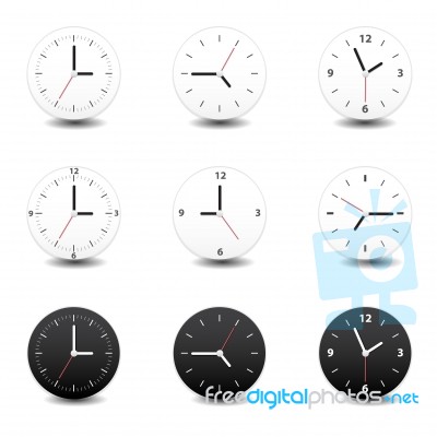 Clock  Stock Image