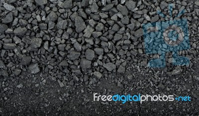 Close Up Charcoal For Background Texture Stock Photo