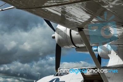 Close-up Of A Catalina Flying Boat Stock Photo