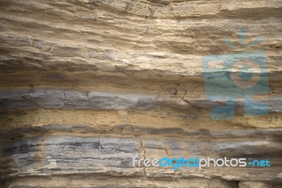 Close-up Of A Rock Wall Stock Photo