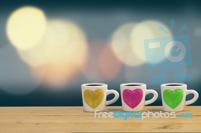 Close Up Of Cup Of Love Stock Photo