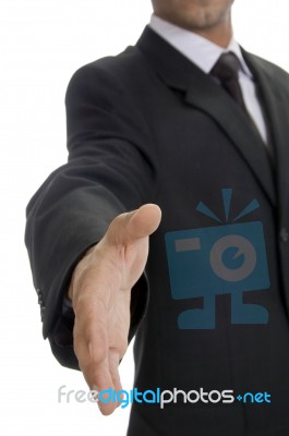 Close Up View Of Businessman Stock Photo