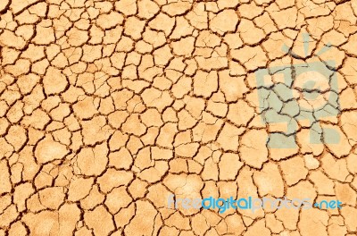 Closeup Of Dry Soil Stock Photo