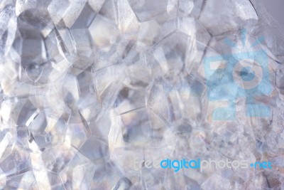 Closeup Soap Foam And Bubbles Background Stock Photo