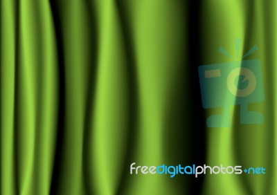 Cloth Green Abstract Background Stock Image