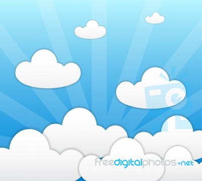 Cloud And Blue Sky Stock Image