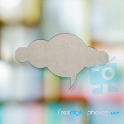 Cloud Paper On Defocused Light Abstract Texture Background Stock Photo