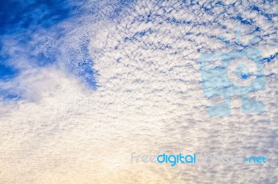 Clouds Form Phenomena Stock Photo