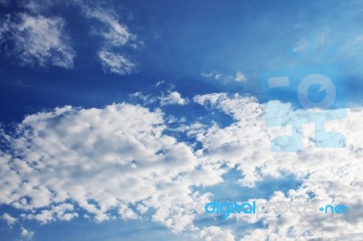 Clouds With Beauty Background Stock Photo