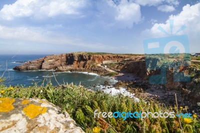 Coastal Algarve Region Stock Photo
